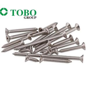 DIN7983 Cross Recessed Countersunk Counter Sunk Flat Head Tapping Tack Chamfer