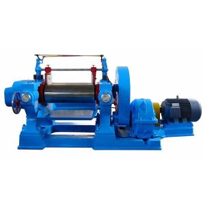 90 Kw Two Roll Mixing Mill Machine 22 Inch For Rubber Sheeting