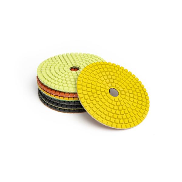 7 Steps Resin Bond Orbital Sander Diamond Pads Wet Polishing Pad