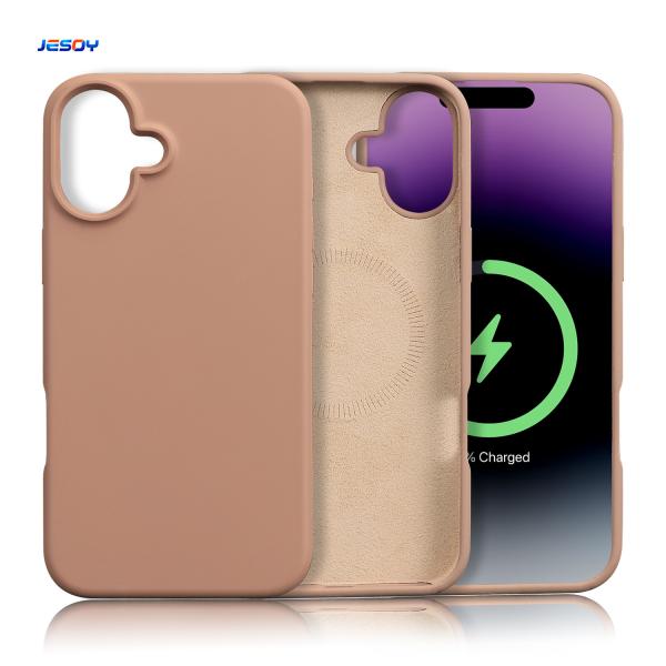 Soft Microfiber Lining Real Silicone Cell Phone Case Mobile Cover Anti