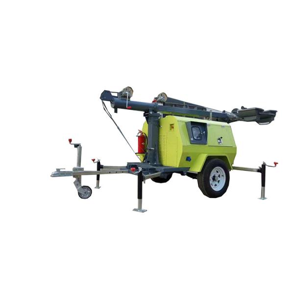 Quality High Efficiency Energy Saving Mobile Diesel Led Light Trailer For Forest Lighting wholesale