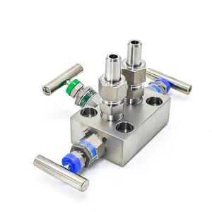 Instrumentation Manifold High Pressure Valve Swagelok 3 Way Manifold Stainless