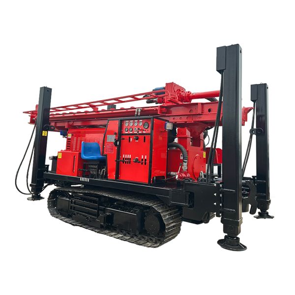 Fully Hydraulic Crawler Type Drill/Drilling Rig Borehole Drilling Equipment 350m Depth