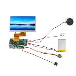 4.3 inch screen Customized LCD video module with speaker and control buttons