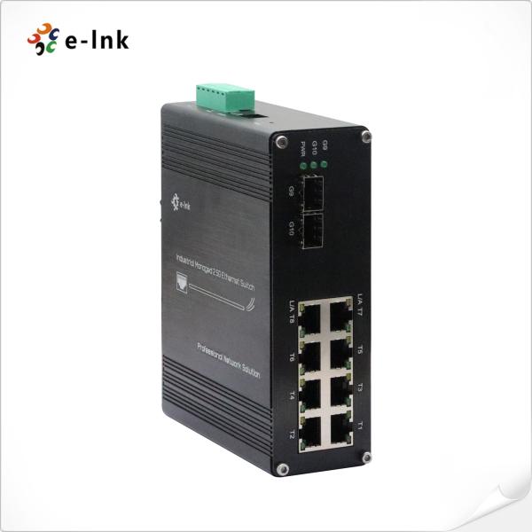 Quality Industrial 8-Port 2.5G BASE-T + 2-Port 2.5G/10G SFP+ Managed Ethernet Switch wholesale