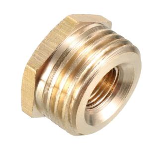 China 1/2'' PT Male X 1/8'' PT Female Brass Stopcock Valves Hex Bushing Adapter  on sale