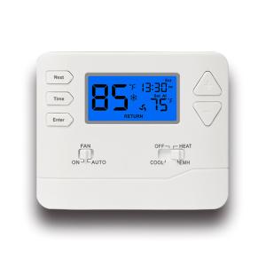 Riseem 24V Heat Pump Digital Room Thermostat With Push Buttons Energy Efficiency