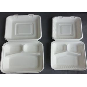 3 Compartment Biodegradable Disposable Microwave Fast Food Container