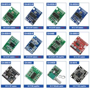 1 Channel CA-6912 BT Audio Module 12V DC Speaker Amplifier Board Digital Output