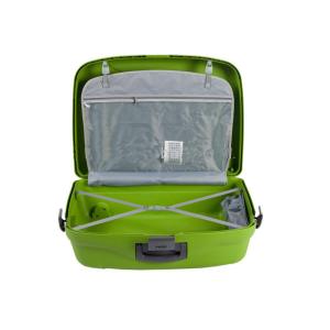 3 Piece Lightweight Hard Shell PP Suitcase QX014 With Makeup Beauty Case