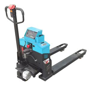 2 Ton Load Capacity Electric Pallet Jack Forklift With 500g Weighing Scale