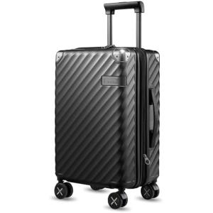 Carry On Luggage 22x14x9 Airline Approved - 35L Polycarbonate Expandable Hard