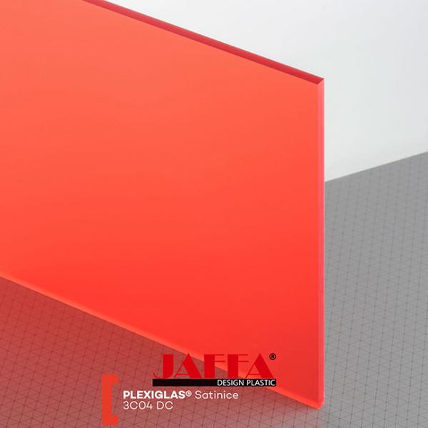 Heat Resistant Customized Colored Acrylic Sheets With Anti Glare Surface Red