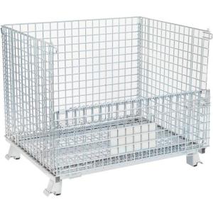 Cheap Durable Wire Mesh Container Foldable Portable Mesh Pallet Cages for sale