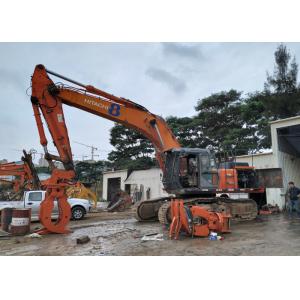 Clamshell Design Excavator Rotating Grapple Orange Peel For Timber Wood Grabbing