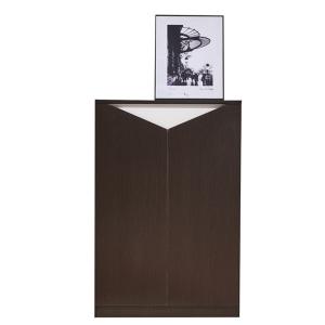 Portable Melamine Particle Board Shoe Rack For Storage , Laminated Particle