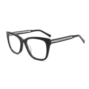 China AC Lens Cateye 140 mm Temples Eye Glasses Acetate Handmade Unique on sale