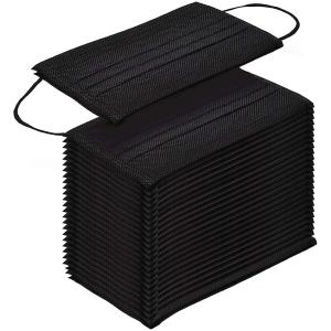 S&J Factory supply custom logo colorful black 3ply disposable face mask