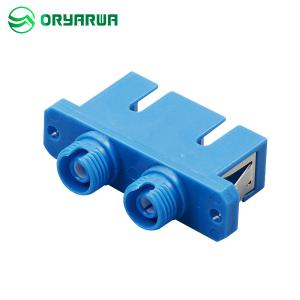 IEC Duplex Plastic Housing SC To FC Fiber Adapter Hybrid Ceramic Sleeve