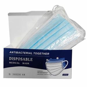 Dust Proof Disposable Mouth Mask 3 Layer Breathable High Filtration Efficiency