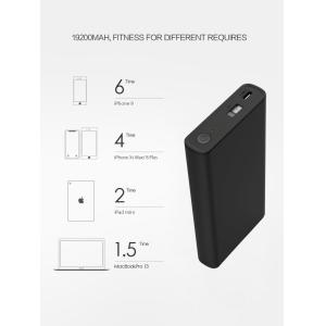 China 19200mah PD 65w laptop power bank usb c portable exteral 18650 lithium ion battery power bank for Macbook on sale