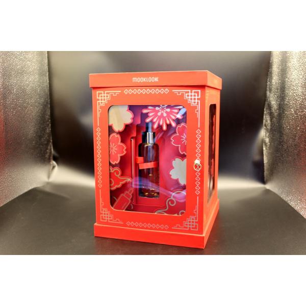 Lighting Wine Packing Boxes Double Door Slide Opening Greyboard EPE Foam