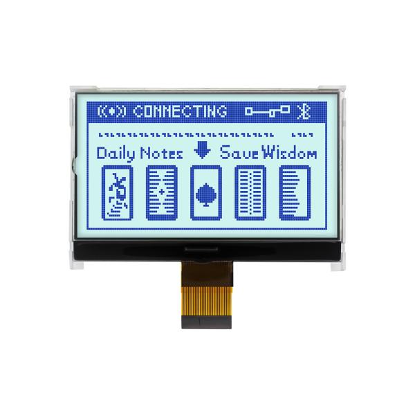 COG LCD Display 12864 White and blue dot matrix high definition display 3.3V