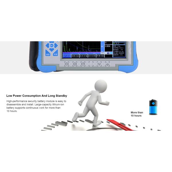 500 Channels LED Display Digital Ultrasonic Flaw Detector