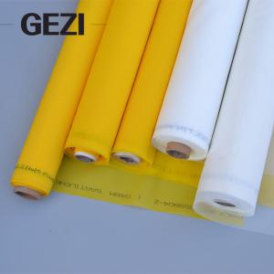 Factory price 60-420 yellow white polyester silk screen printing mesh for