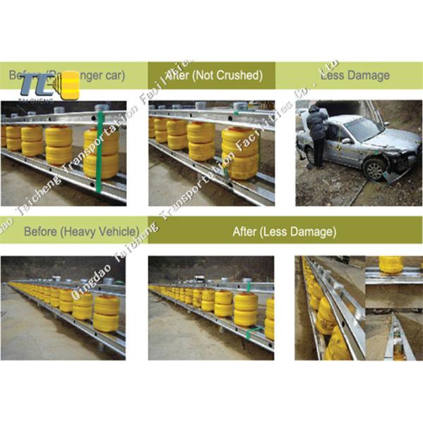 W Beam Rolling Guardrail Barrier Accident Car Transportation Facilities Guardrail 4