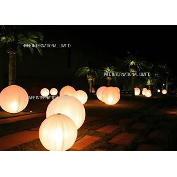 Intelligent Inflatable LED Lighting Decoration 50W 100W Sphere Shaped RGB / White Ball