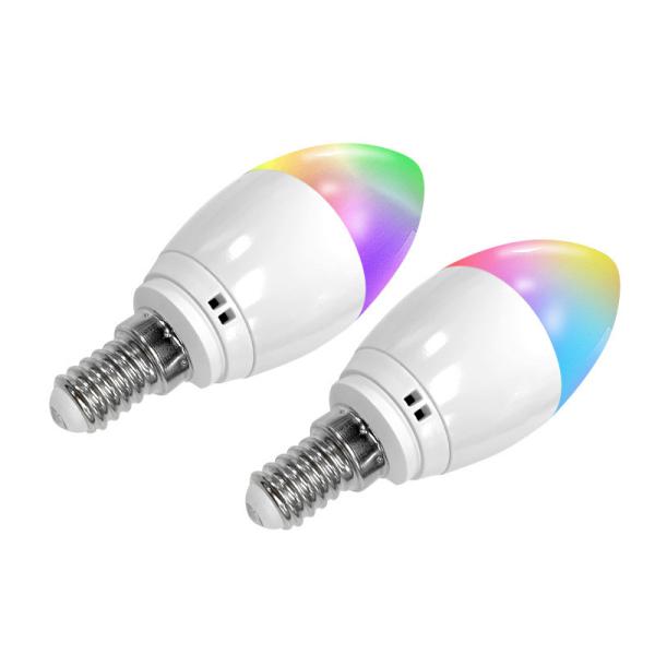 Quality RGBCW 300lm 5W RGB LED Candle Bulb With IOS Andriod Controlled wholesale