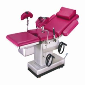 Pink manual obstetric chair delivery obstetric gynecological surgical instrument
