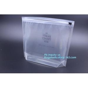 quad seal bottom and bottom load metallized film slider zipper packaging bag,
