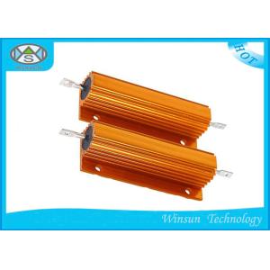 High Voltage Wire Wound Power Resistor Winding Gold 200W 0.01 Ohm Resistor