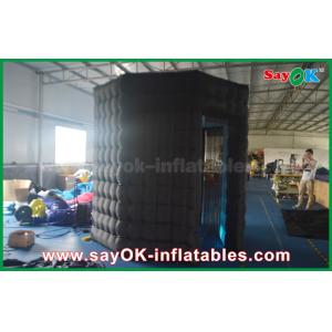 Photo Booth Wedding Props Inflatable Blakc Octagon Photo Booth White Inside With