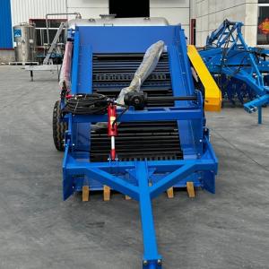 Heavy Duty Tractor Stone Picker Agricultural Machinery Blue 1.5m Working Width