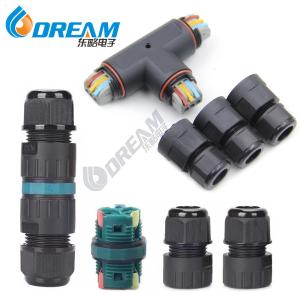 China DREAM START  ConnectorBlack IP68 Tee Connector 3way Led Lighting on sale