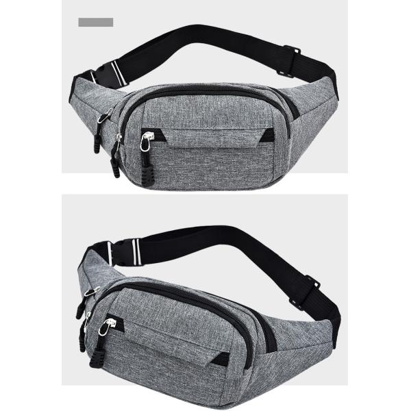 Rpet Water Resistant Waist Pack Eco Friendly Waist Pouch For Men Women Custom Print