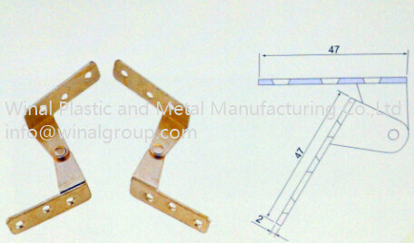 L48mm suit case hinge,antique bronze,steel,size & finish can be OEM per drawing