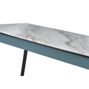 Fashion Simple Family Slate Dining Table , Marble Design Dining Table