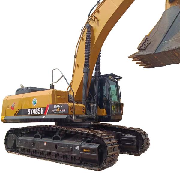 Large Used SANY SY485H Excavator with Original Hydraulic Valve 48.5ton Operating