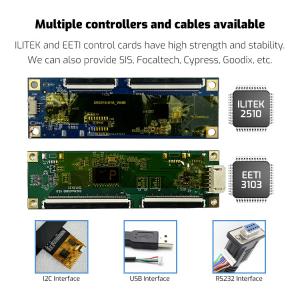 Cheap Custom Multi Finger Touch Screen Sensor Display Windows Mac Linux 250x428mm 178° Viewing Angle for sale