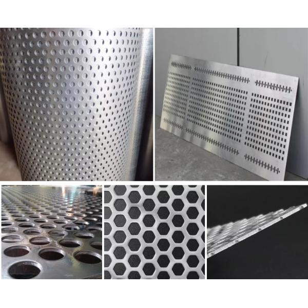 304 Stainless Steel Punching Metal Sheet Perforated Metal Mesh With Various