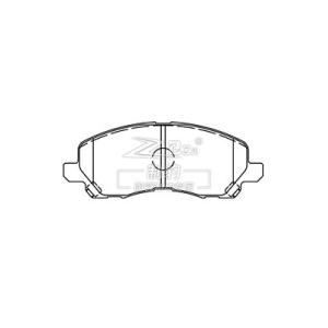 China Mitsubishi Outlander ,Ceramic Brake Pad,D866,MN102618,F on sale