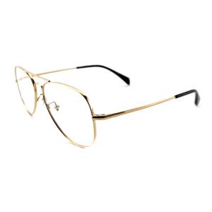 FM2569 Full Rim Optical Metal Frame Pilot Eyeshape Unisex Glasses Eyewear