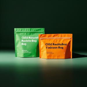 Cheap High Barrier Child Resistant Stand-Up Pouches Reclosable &amp; Tamper-Evident Packaging for sale