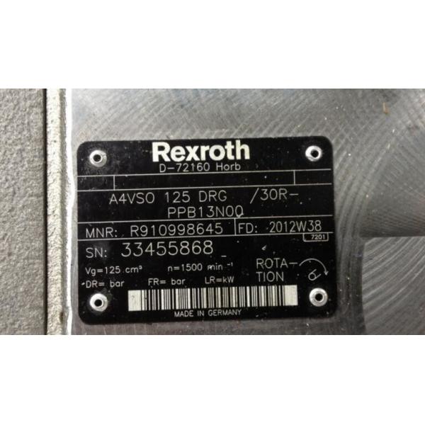 Rexroth R910998645 A4VSO125 DRG /30R- PPB13N00 Hydraulic Piston Pumps/Variable