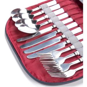 Picnic Backpack Bag for 4 Person with Cooler Compartment Wine Bag Picnic Blanket