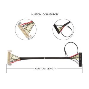 30 Pin LVDS Cable Assembly , 51 Pin FI X30HL-B Lvds Cable For Lcd Panel